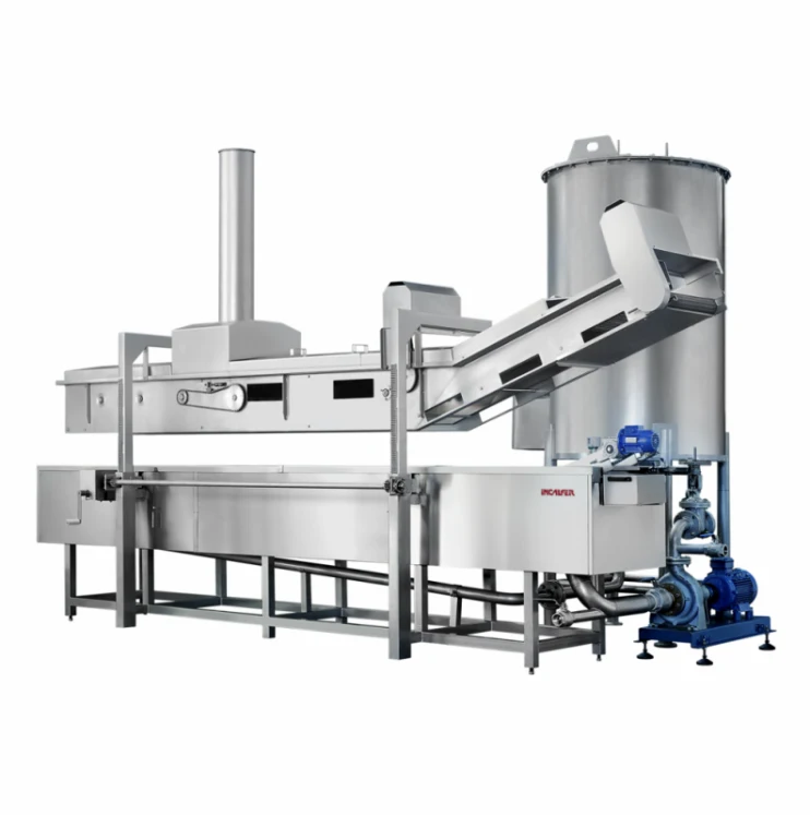 fritadeira de batata frita industrial de alta capacidade